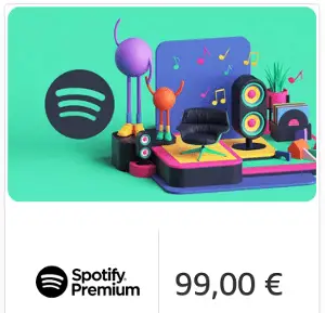 Rabatt für Spotify